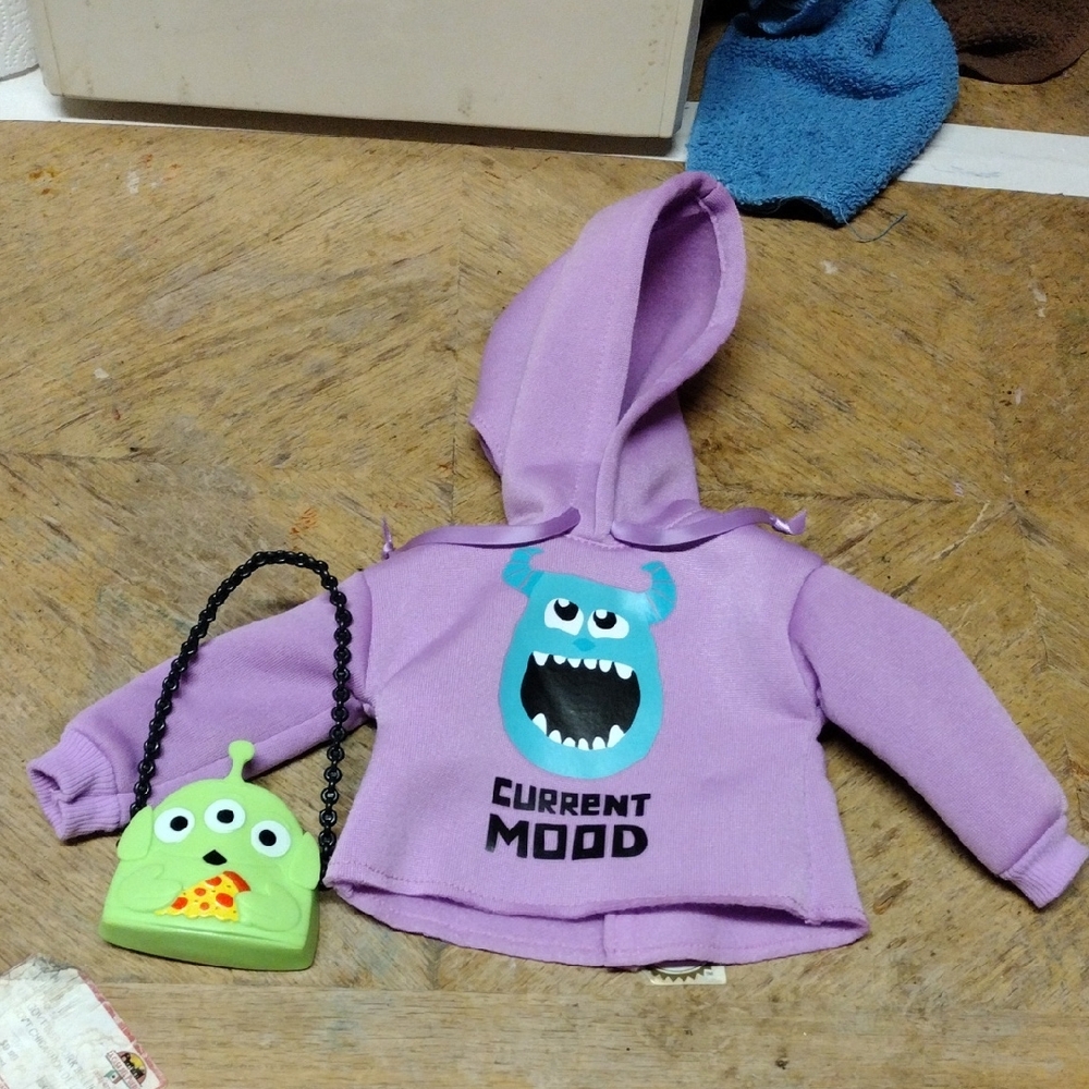 Disney ily Toy Story Purse and Sulley jacket Bundle